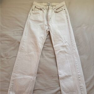 BDG Cream Cowboy Jeans High Waist